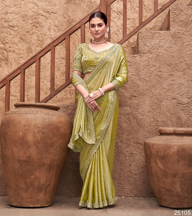 Crape Silk Georgette Saree
