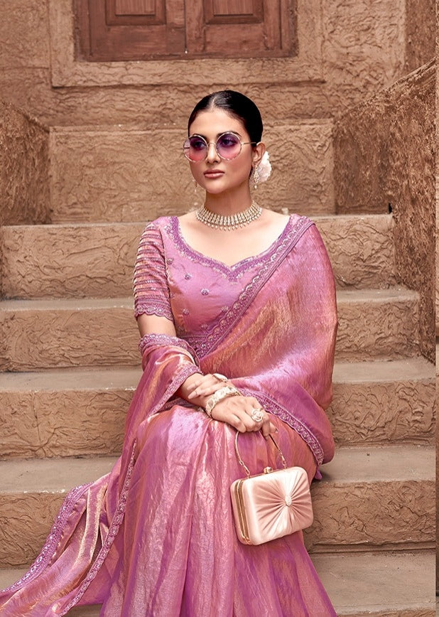 Crape Silk Georgette Saree