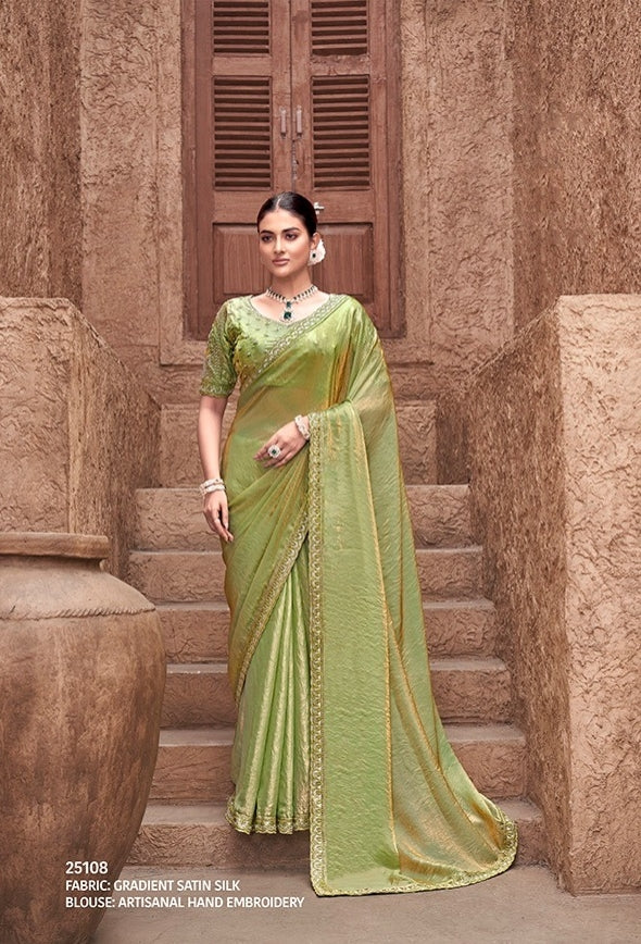 Crape Silk Georgette Saree