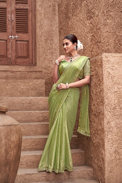 Crape Silk Georgette Saree