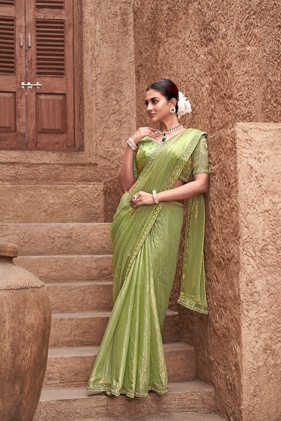 Crape Silk Georgette Saree