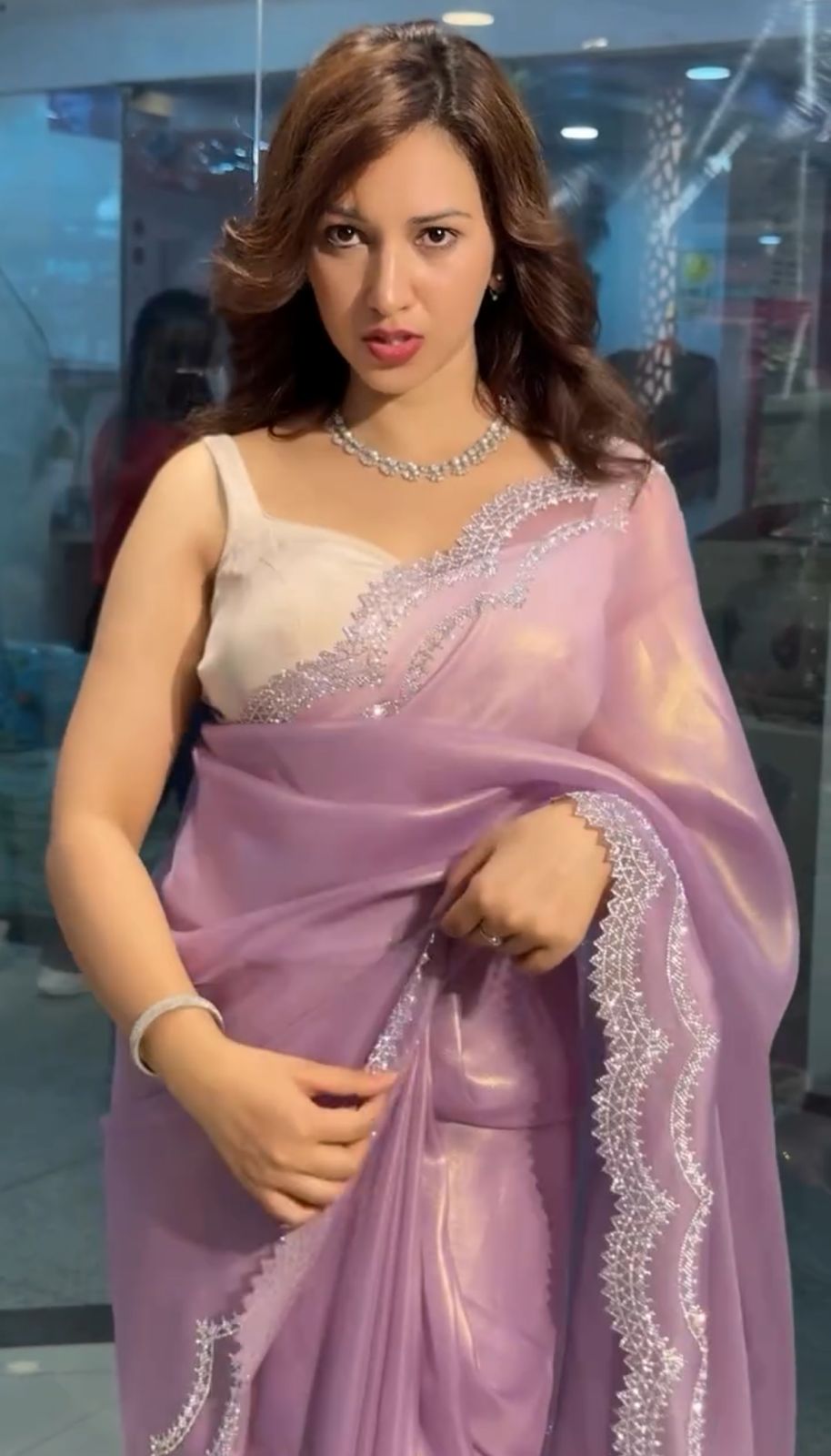 Women's Designer Party Wear Rich Tissue Tweel Net Saree