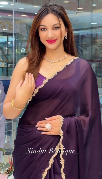 Women's Designer Party Wear Rich Soft Mul Cotton Salb Saree