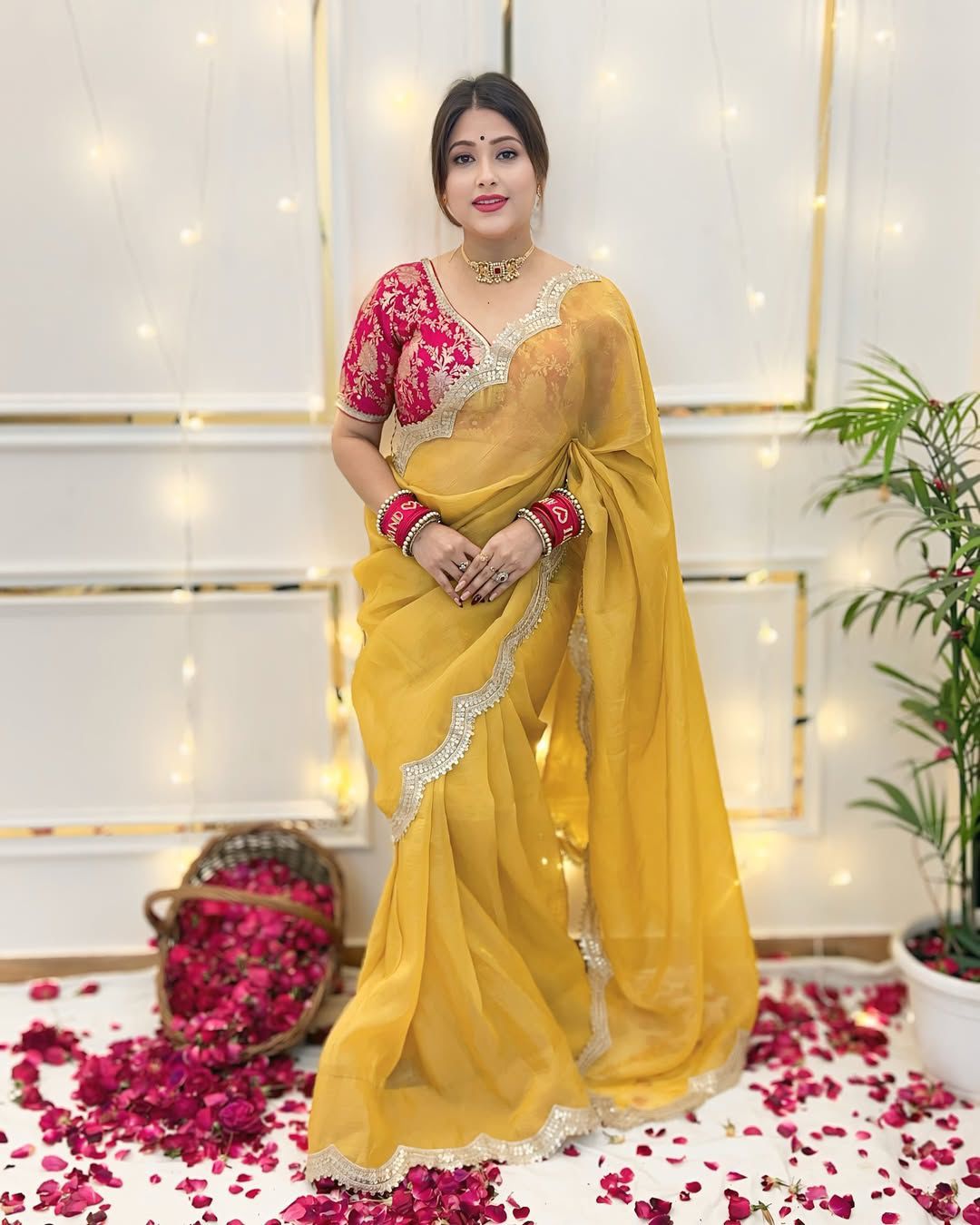 Tissue Saree