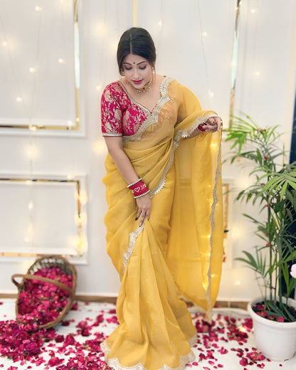 Tissue Saree
