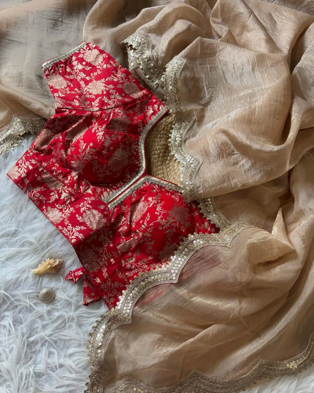 Tissue Saree