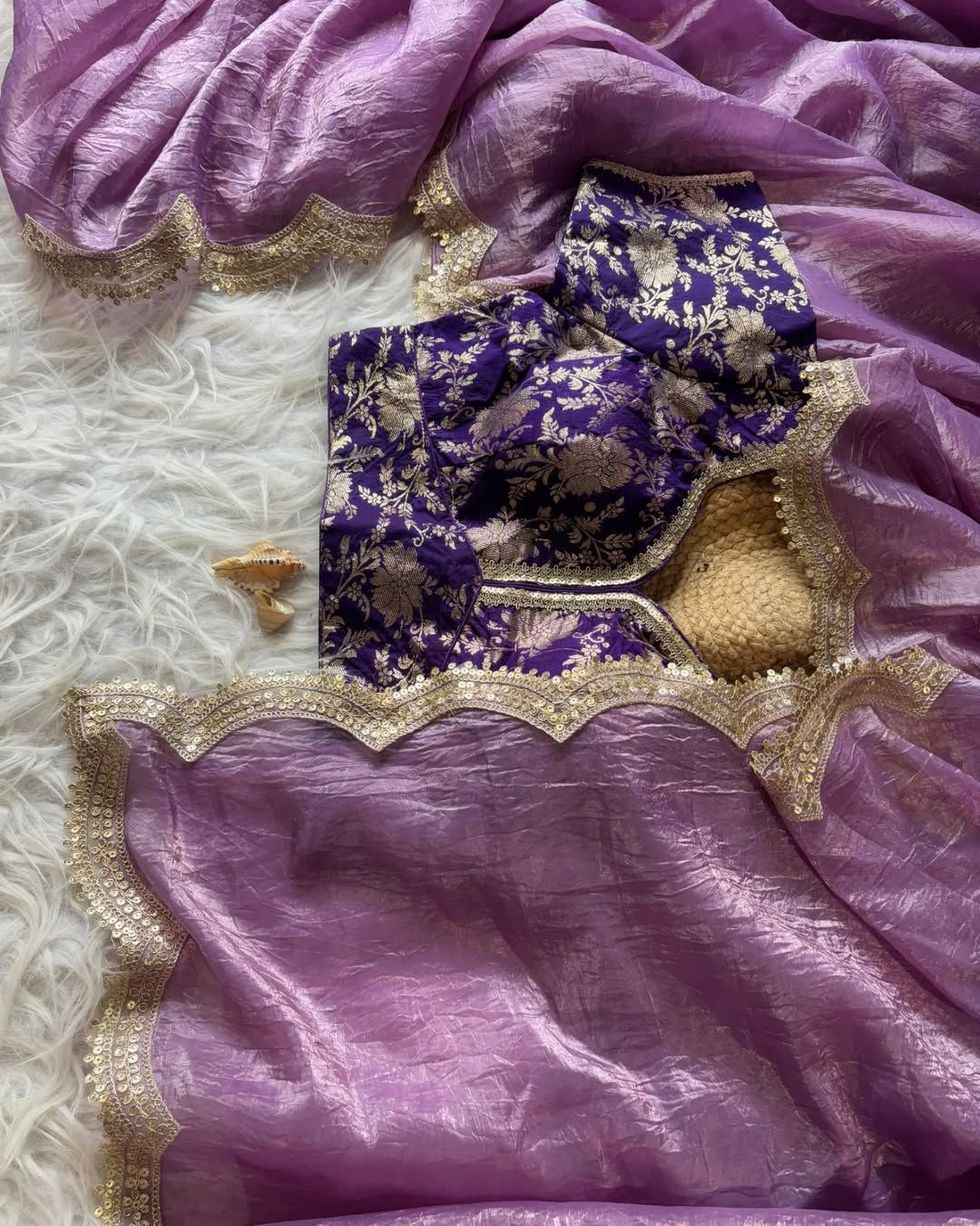 Tissue Saree