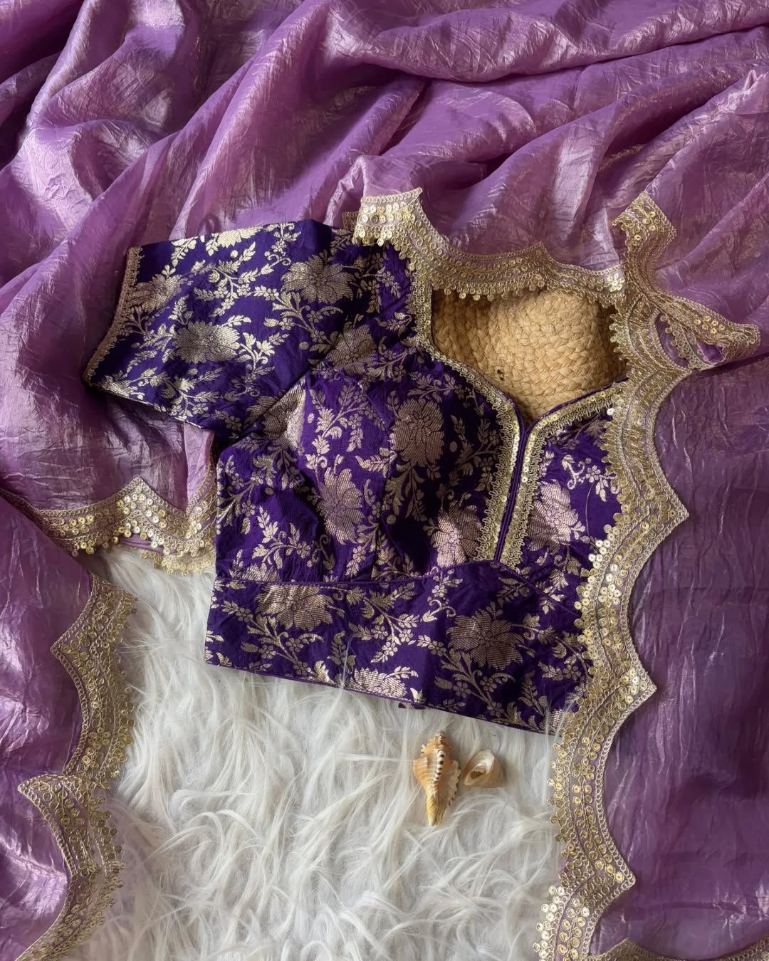 Tissue Saree
