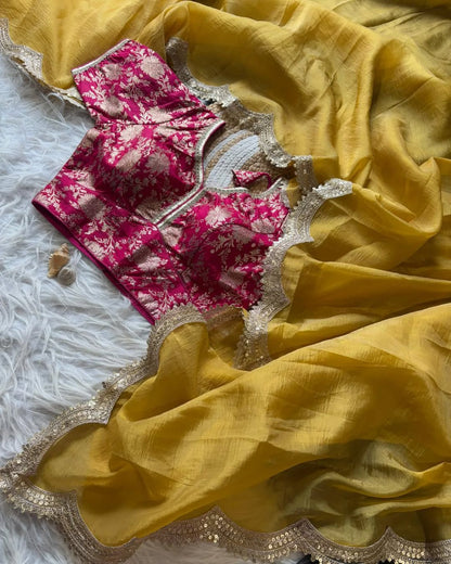 Tissue Saree