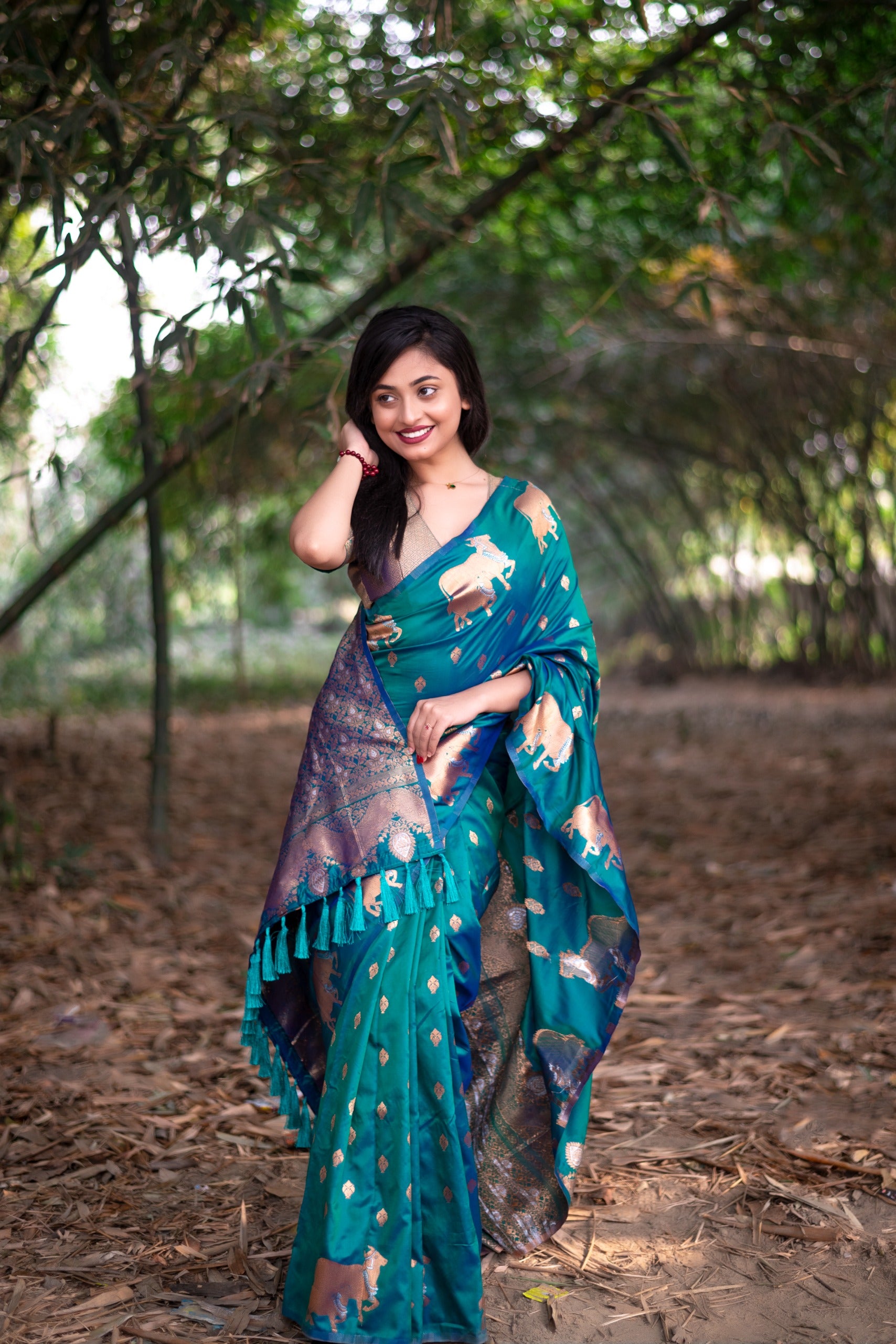 Moonga Silk Saree