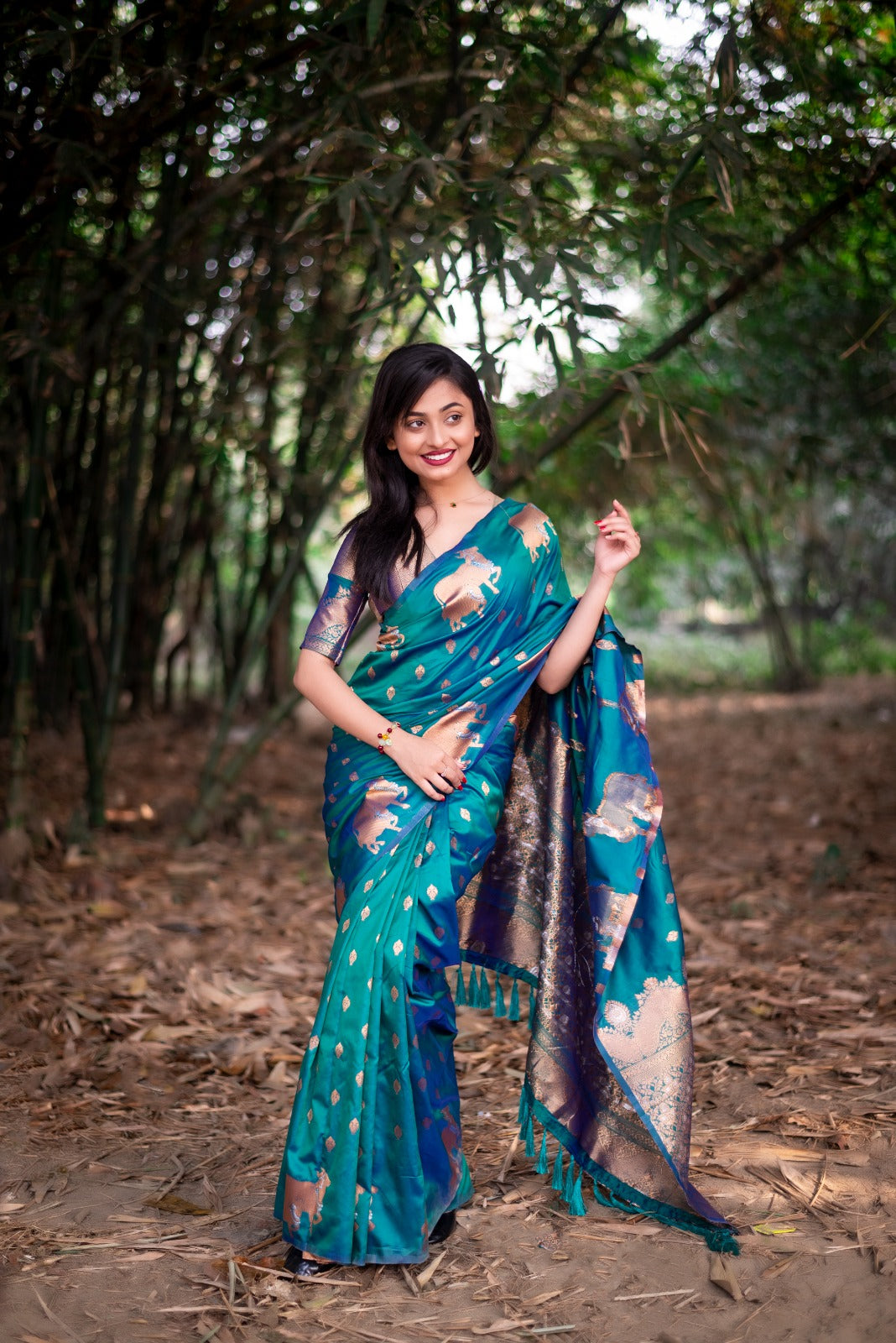 Moonga Silk Saree