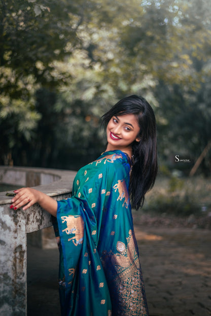 Moonga Silk Saree