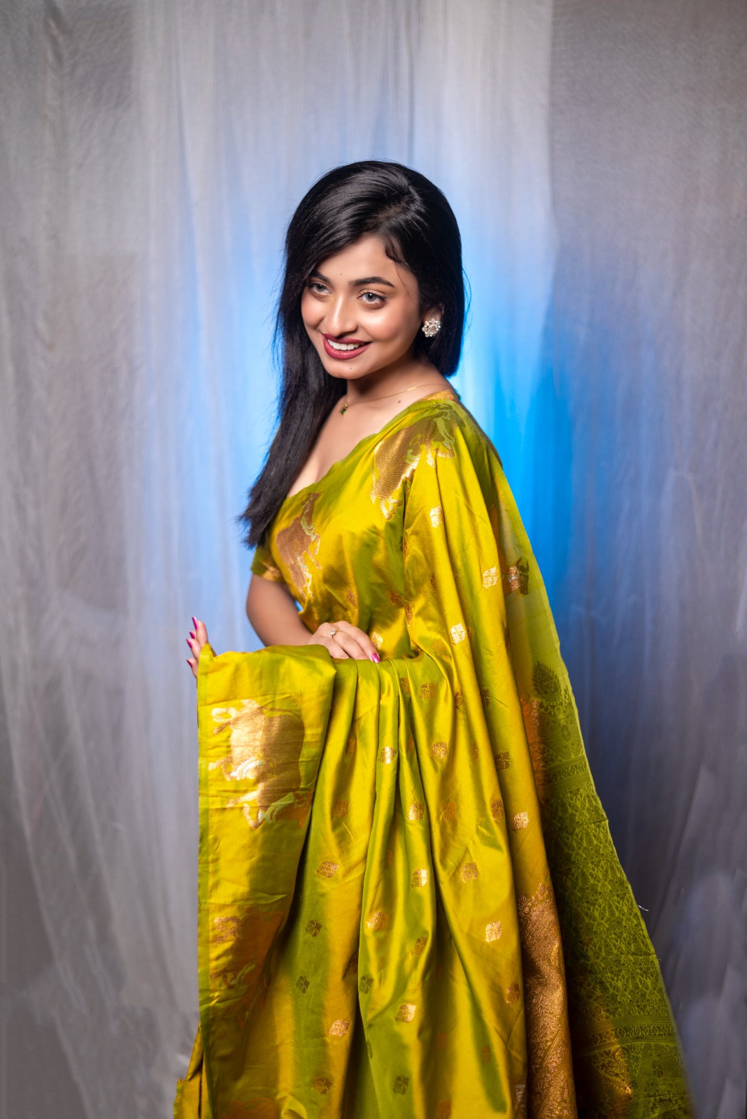 Moonga Silk Saree