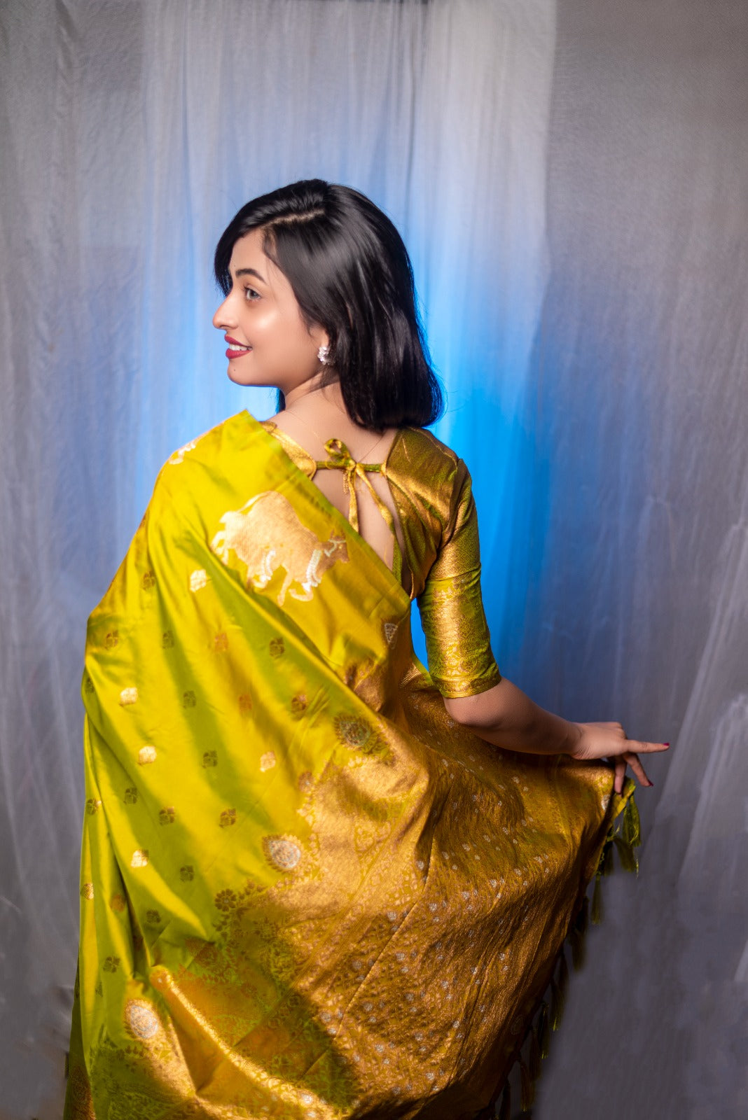 Moonga Silk Saree