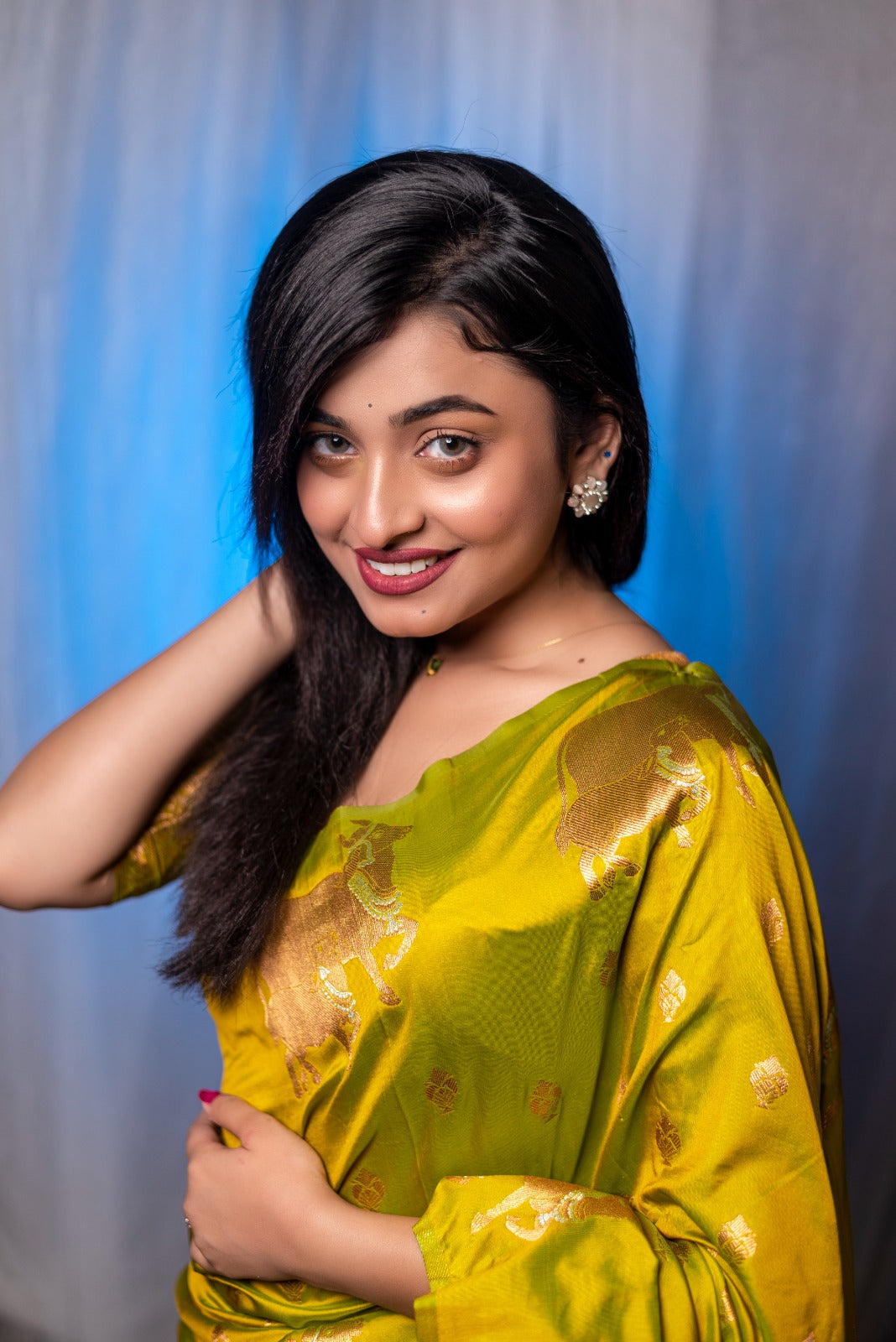 Moonga Silk Saree