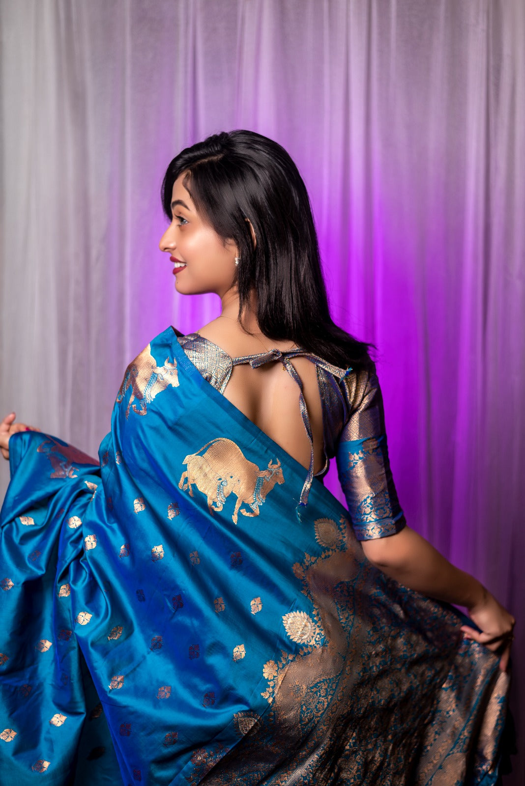 Moonga Silk Saree