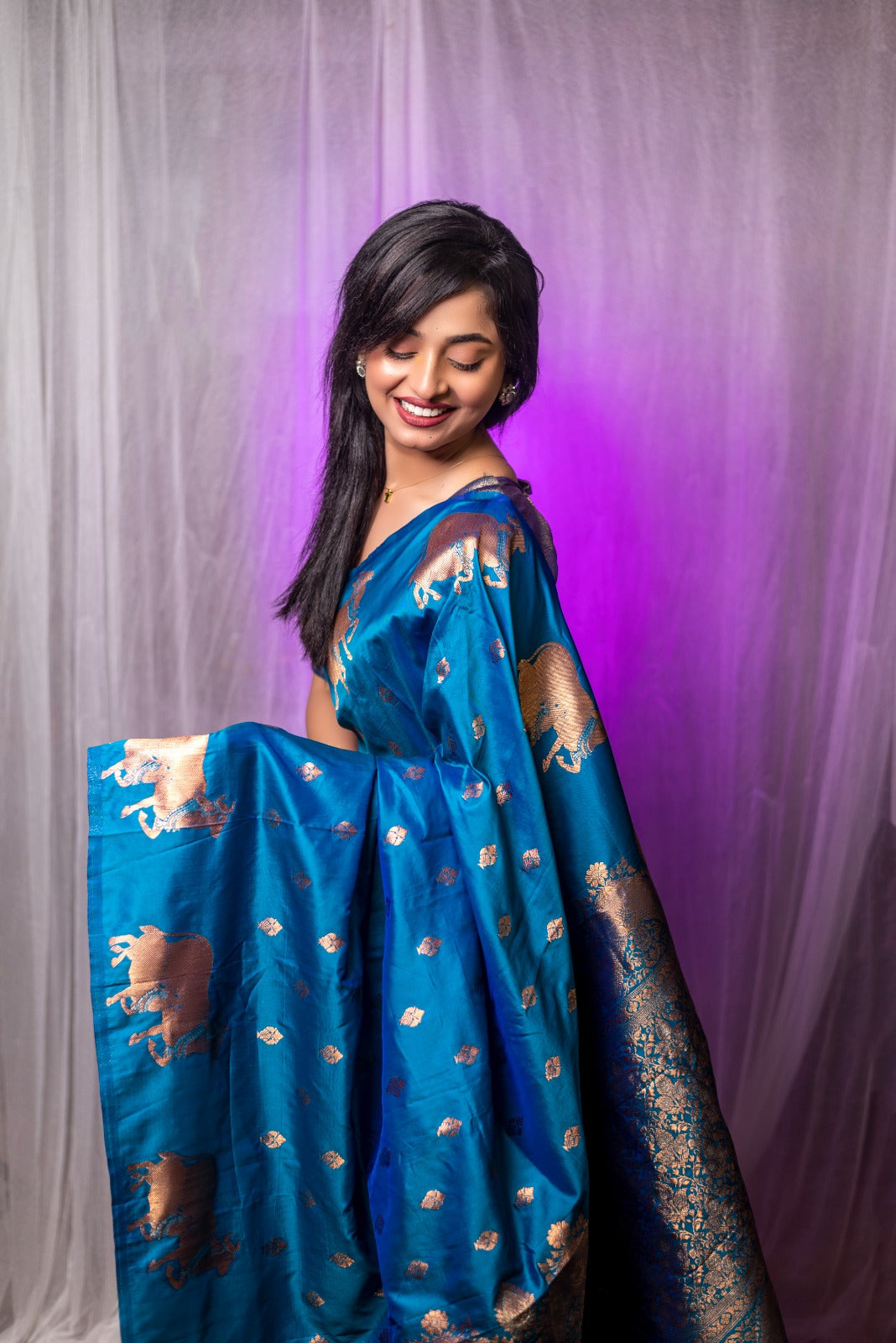 Moonga Silk Saree