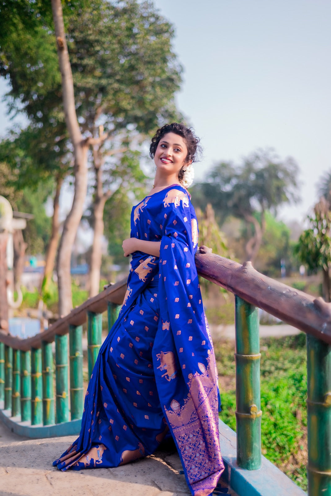 Moonga Silk Saree