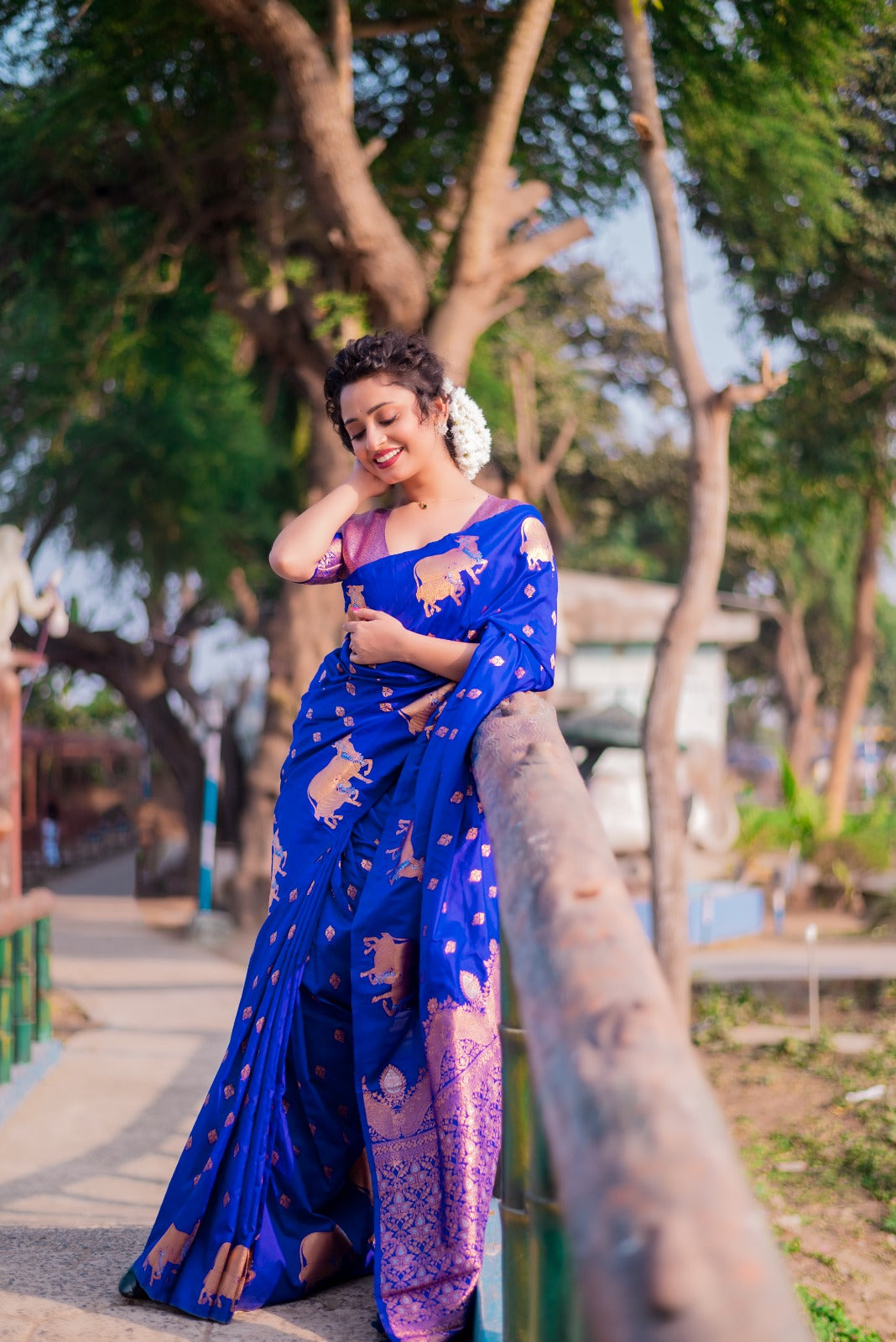 Moonga Silk Saree