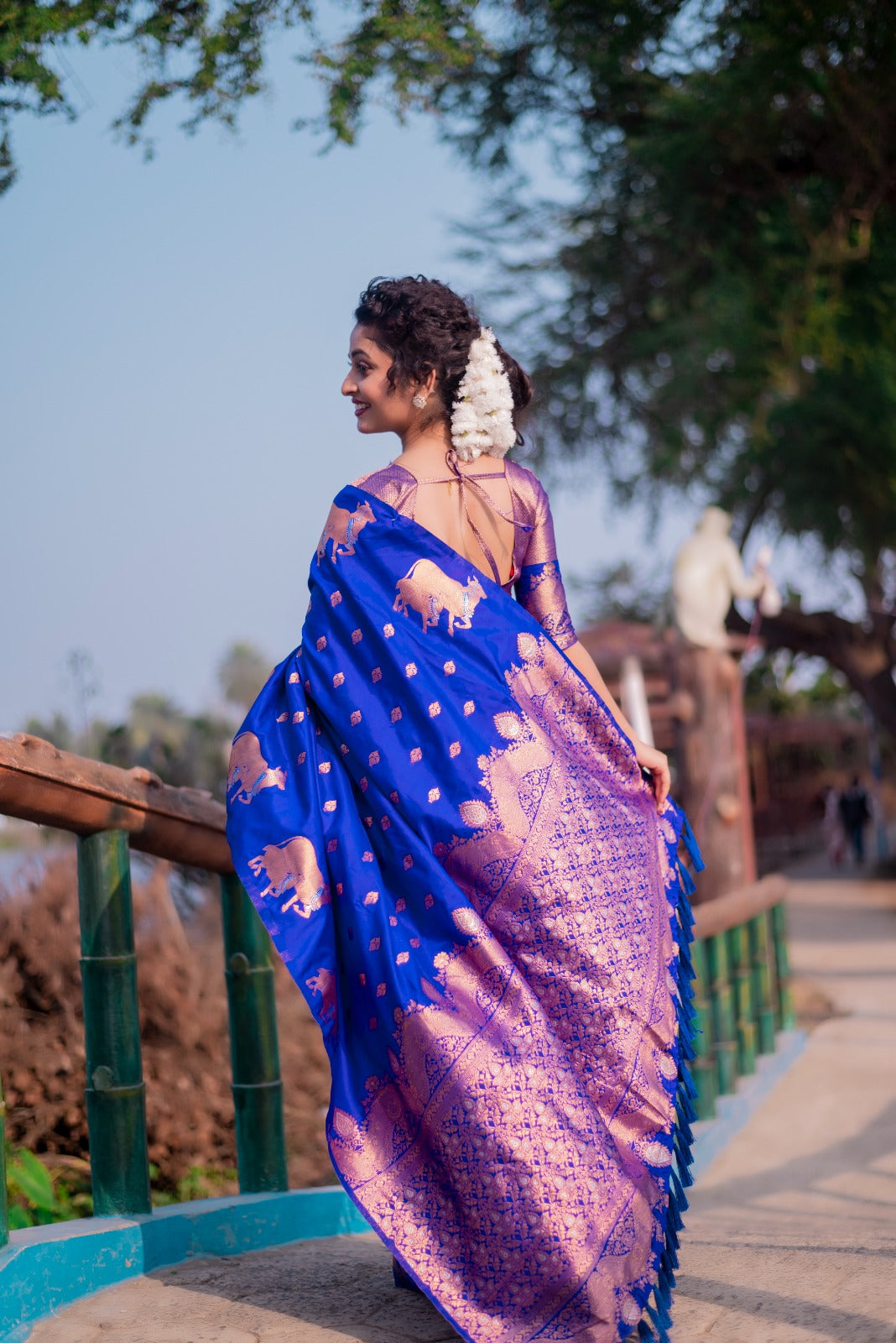 Moonga Silk Saree