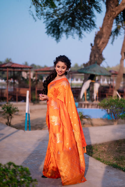 Moonga Silk Saree