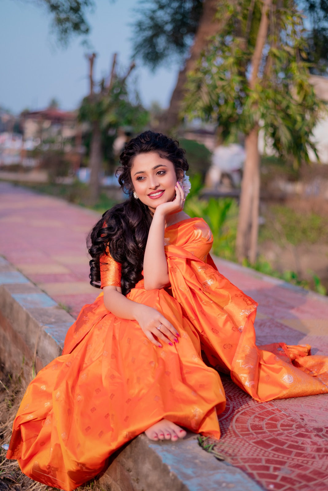 Moonga Silk Saree