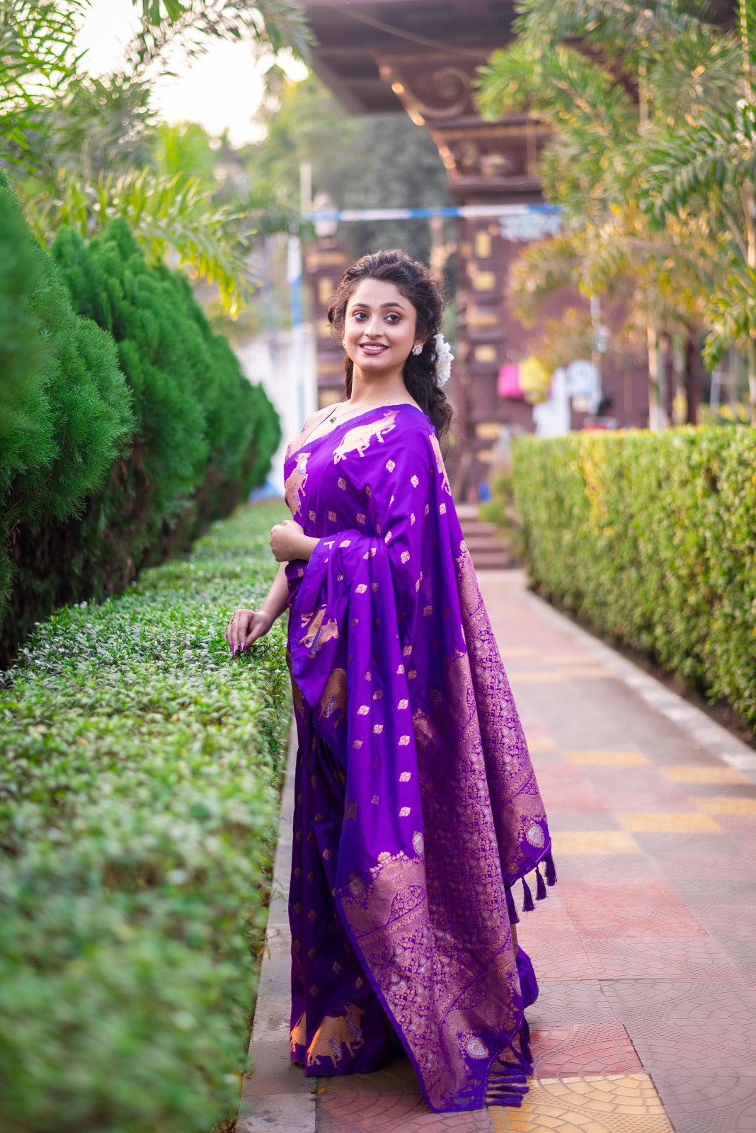 Moonga Silk Saree
