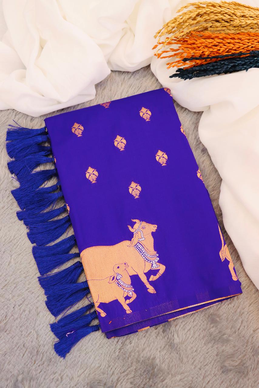 Moonga Silk Saree