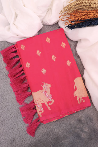 Moonga Silk Saree