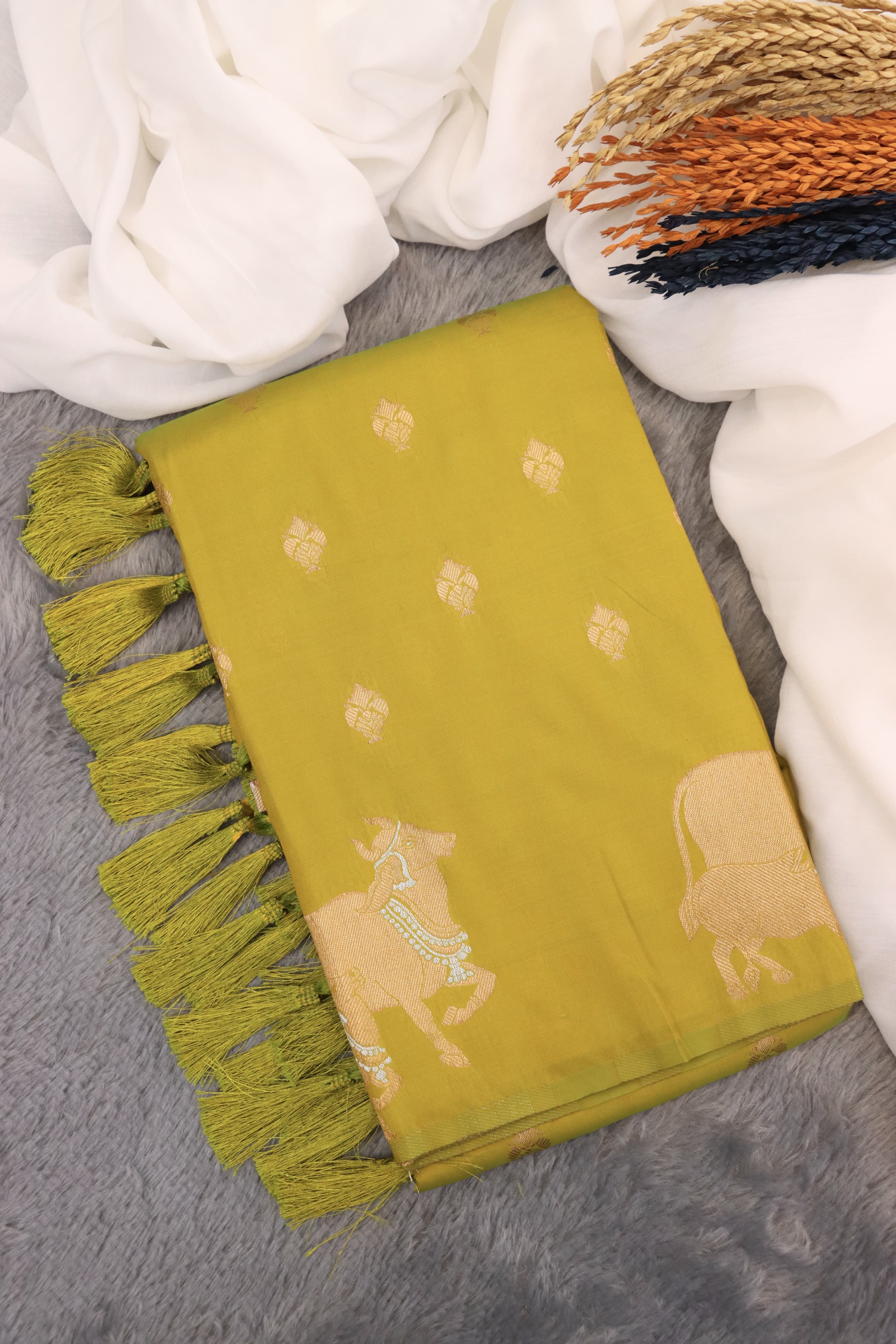 Moonga Silk Saree