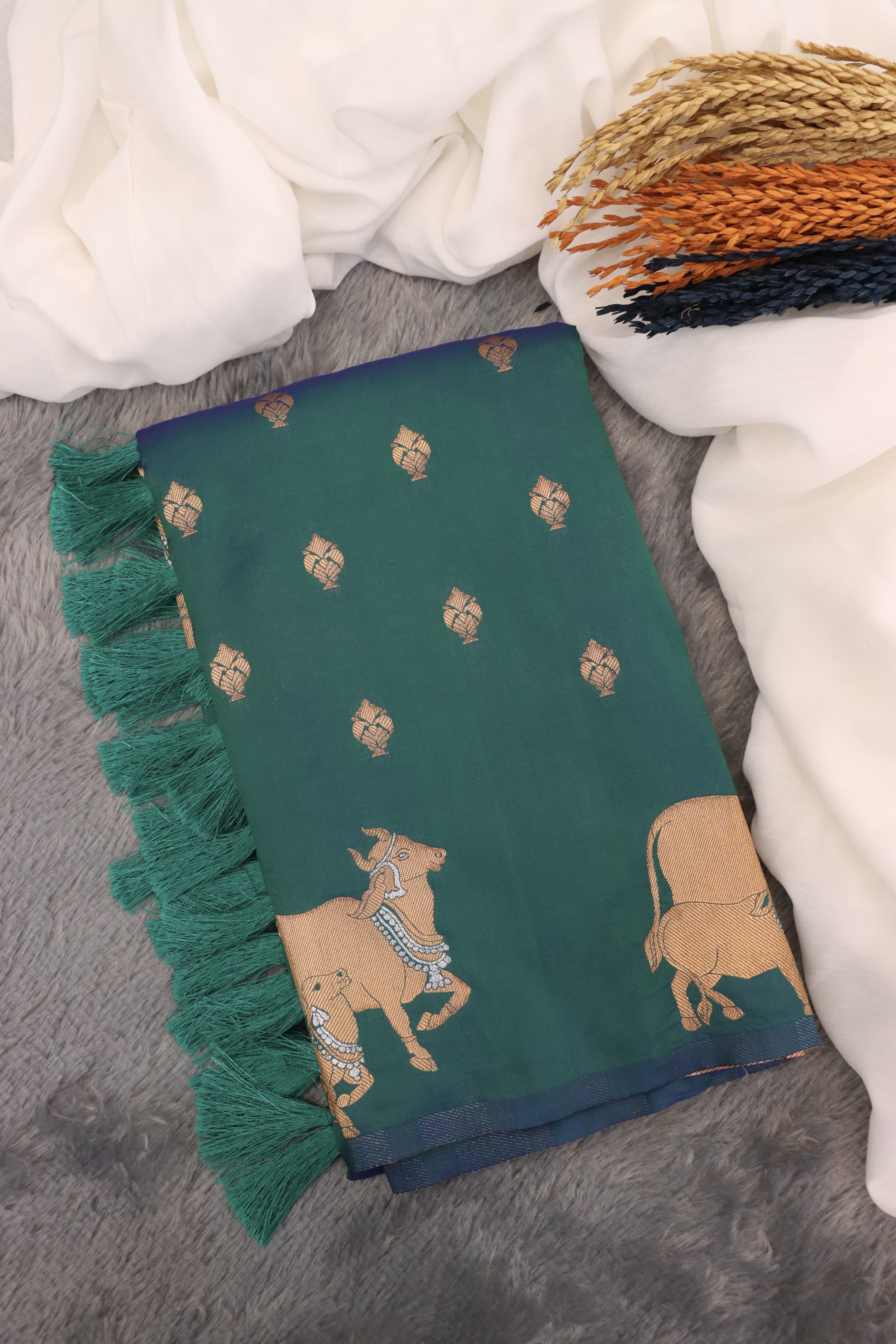 Moonga Silk Saree