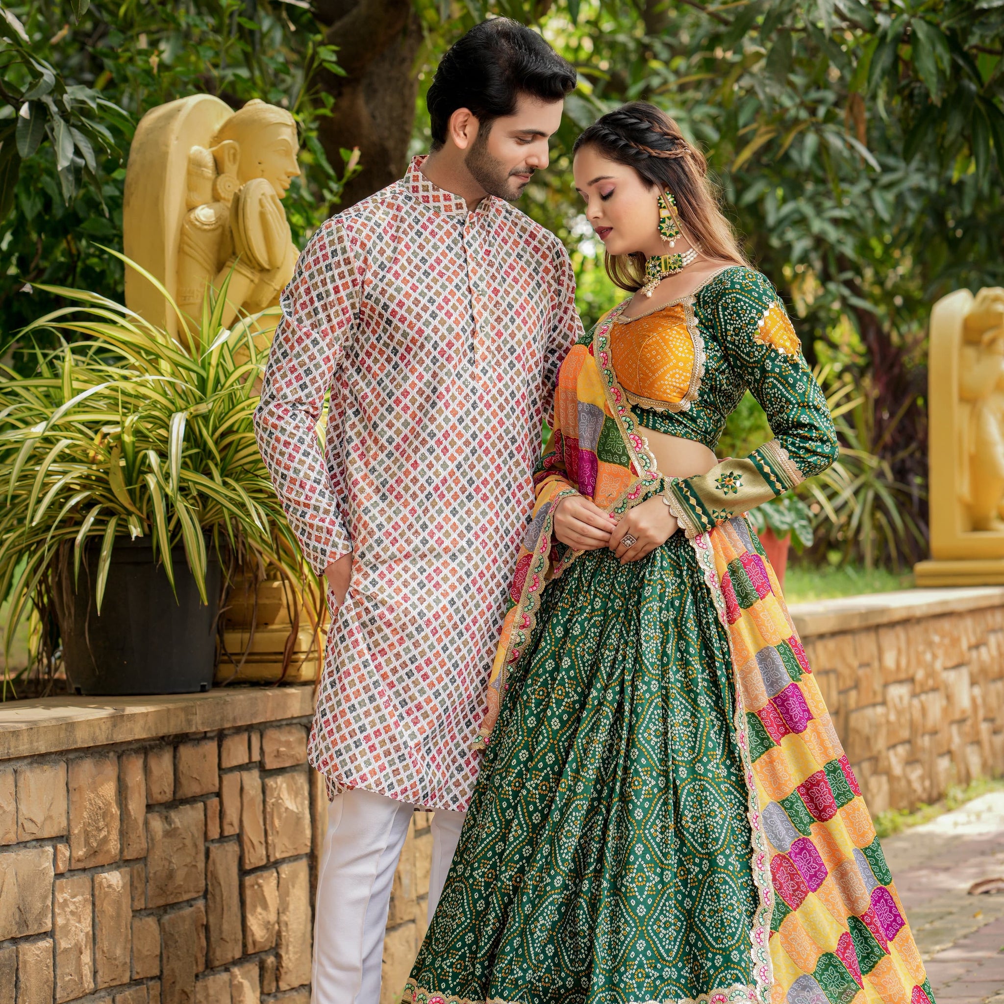 Couple Wear Lehenga Set
