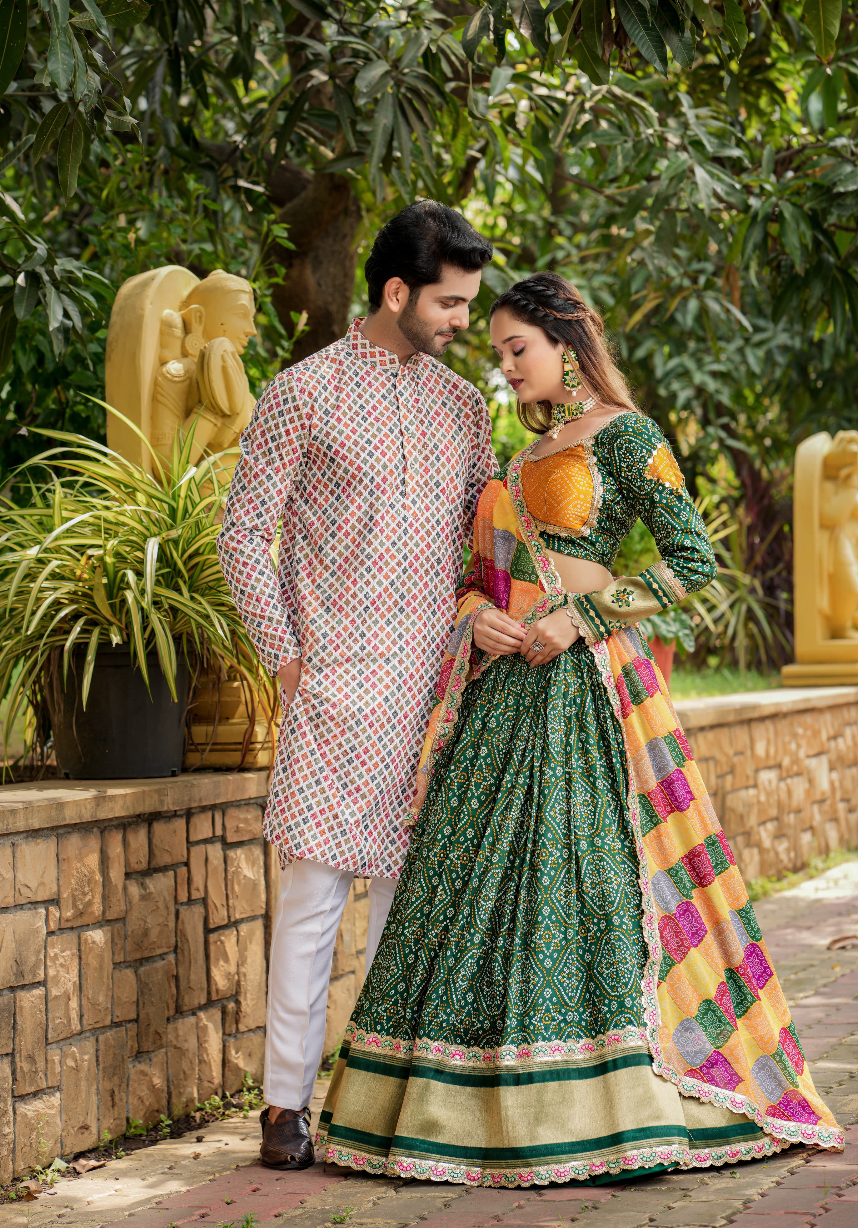 Couple Wear Lehenga Set