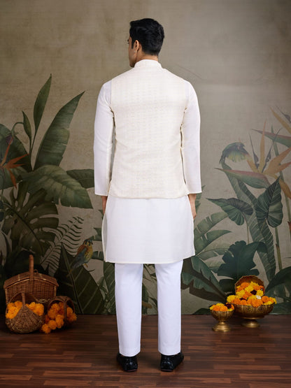 Kurta Pajama &amp; Koti Jacket