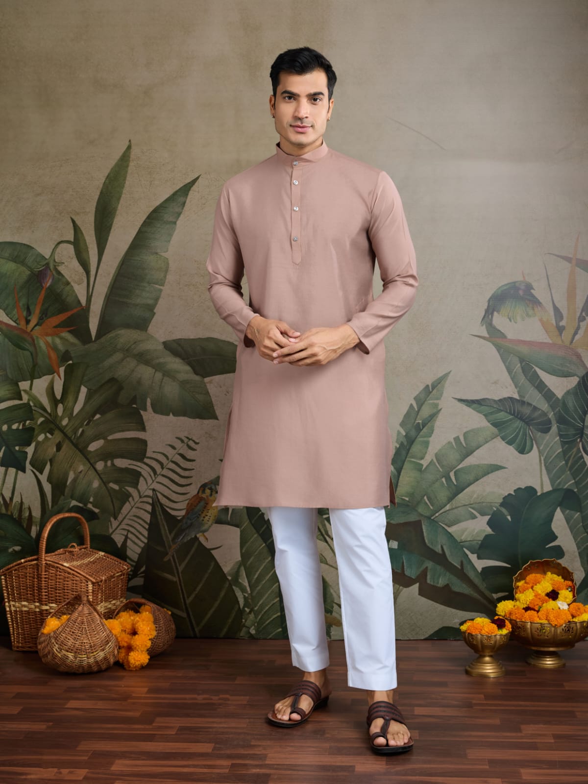 Kurta Pajama &amp; Koti Jacket