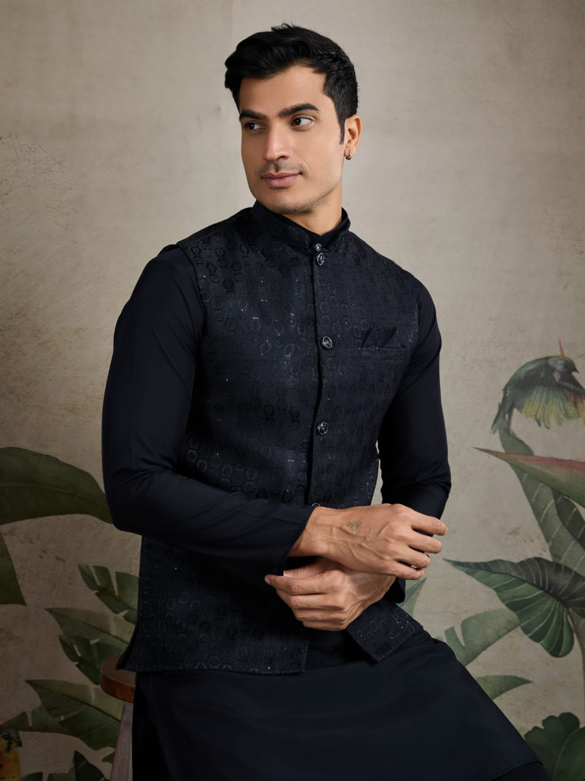 Kurta Pajama &amp; Koti Jacket
