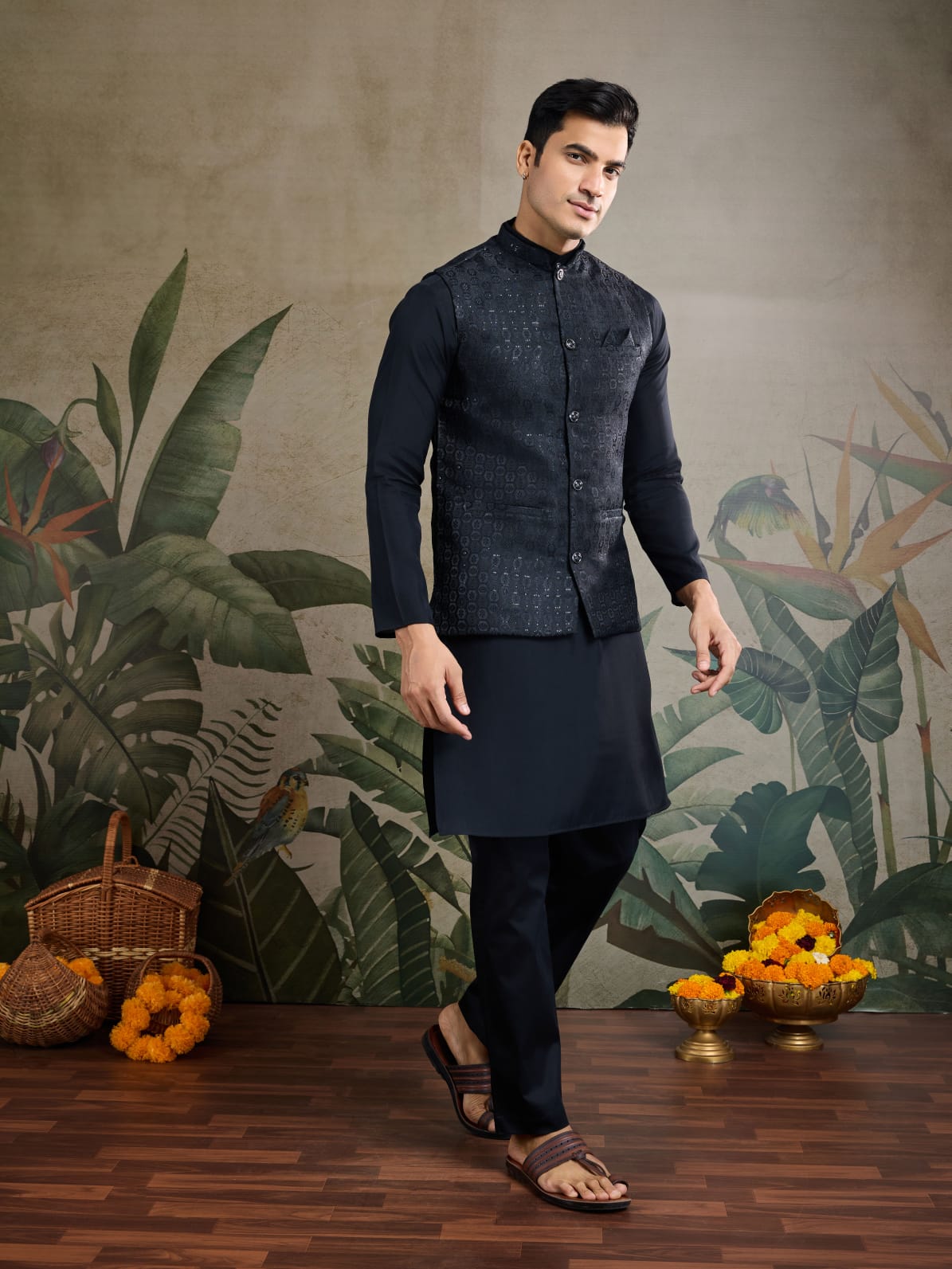 Kurta Pajama & Koti Jacket