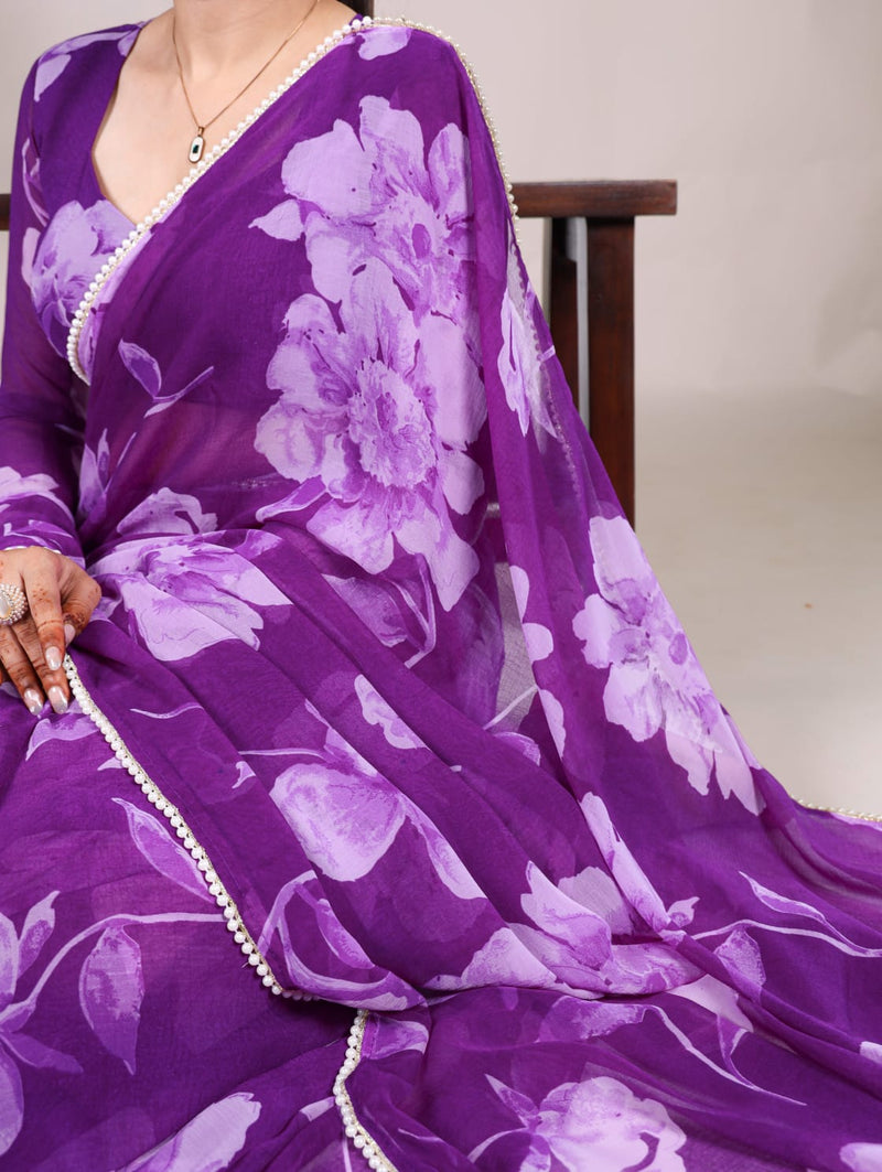 Chiffon Saree