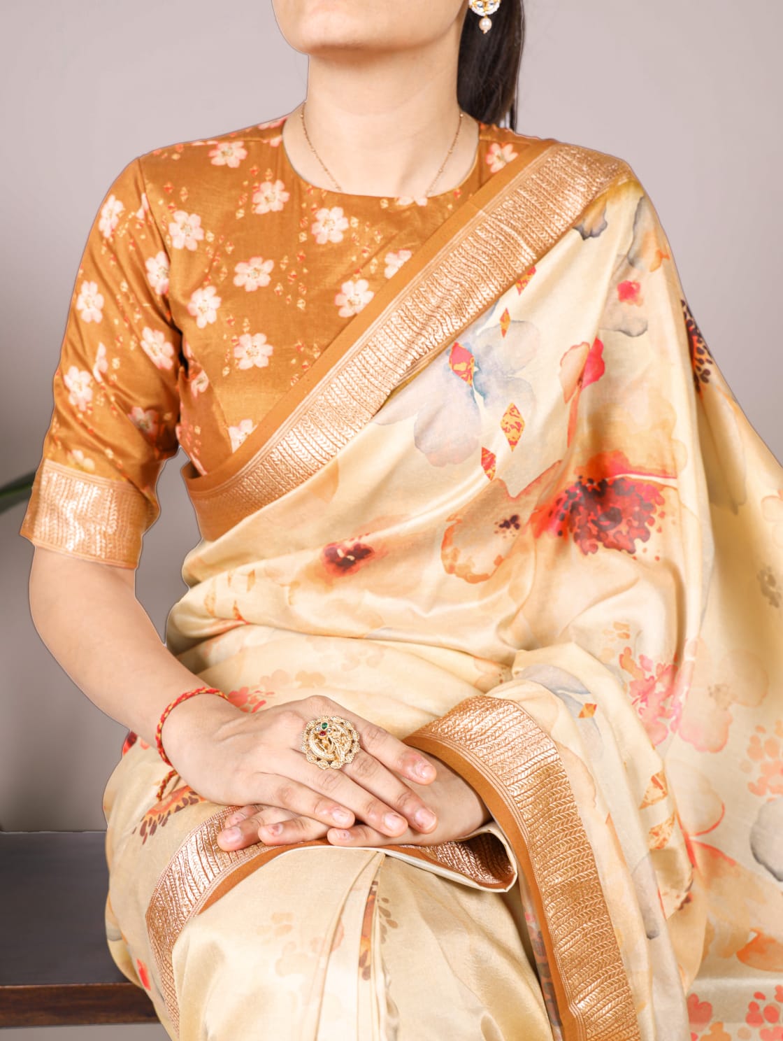 Tussar Saree