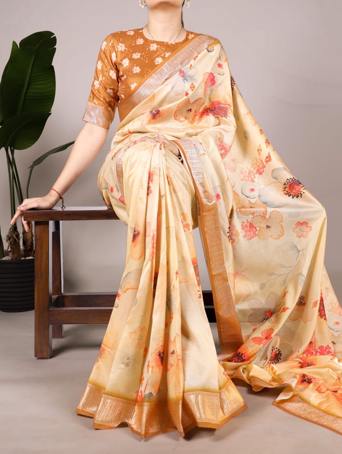 Tussar Saree