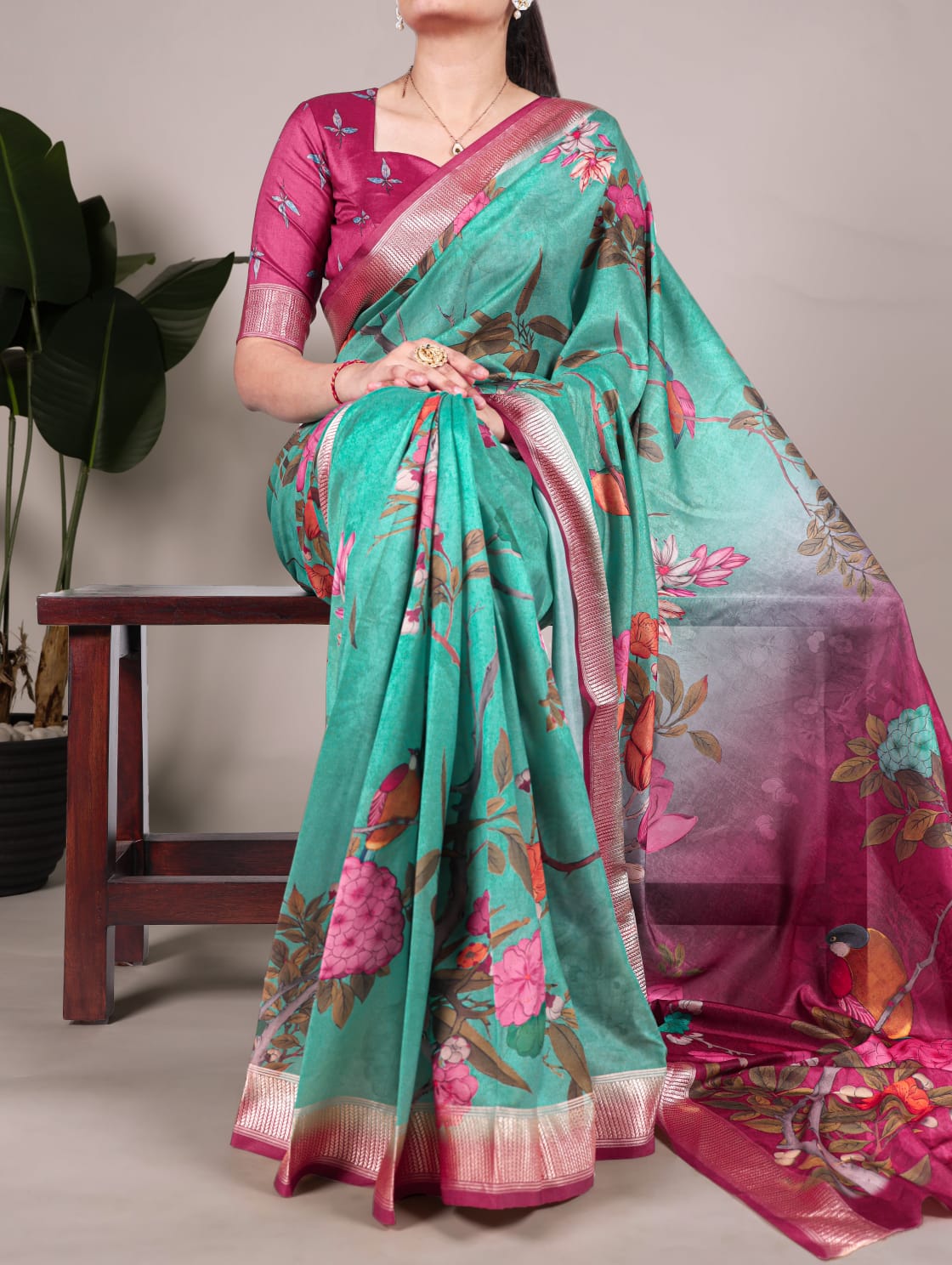 Tussar Saree