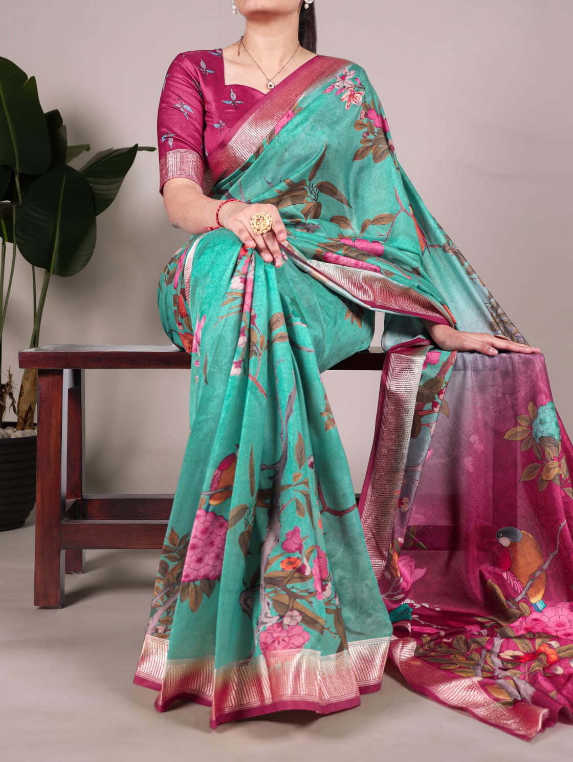 Tussar Saree