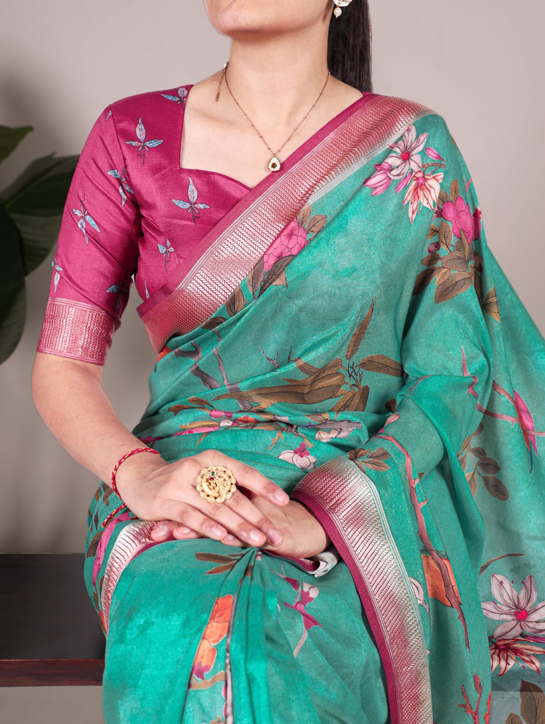 Tussar Saree