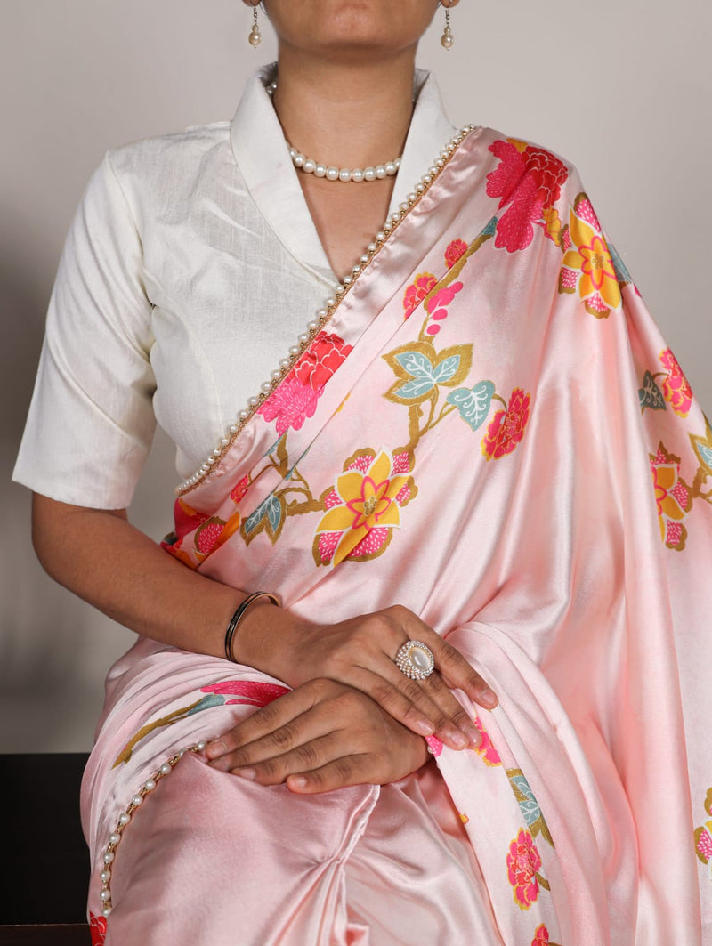 Satin Silk Saree