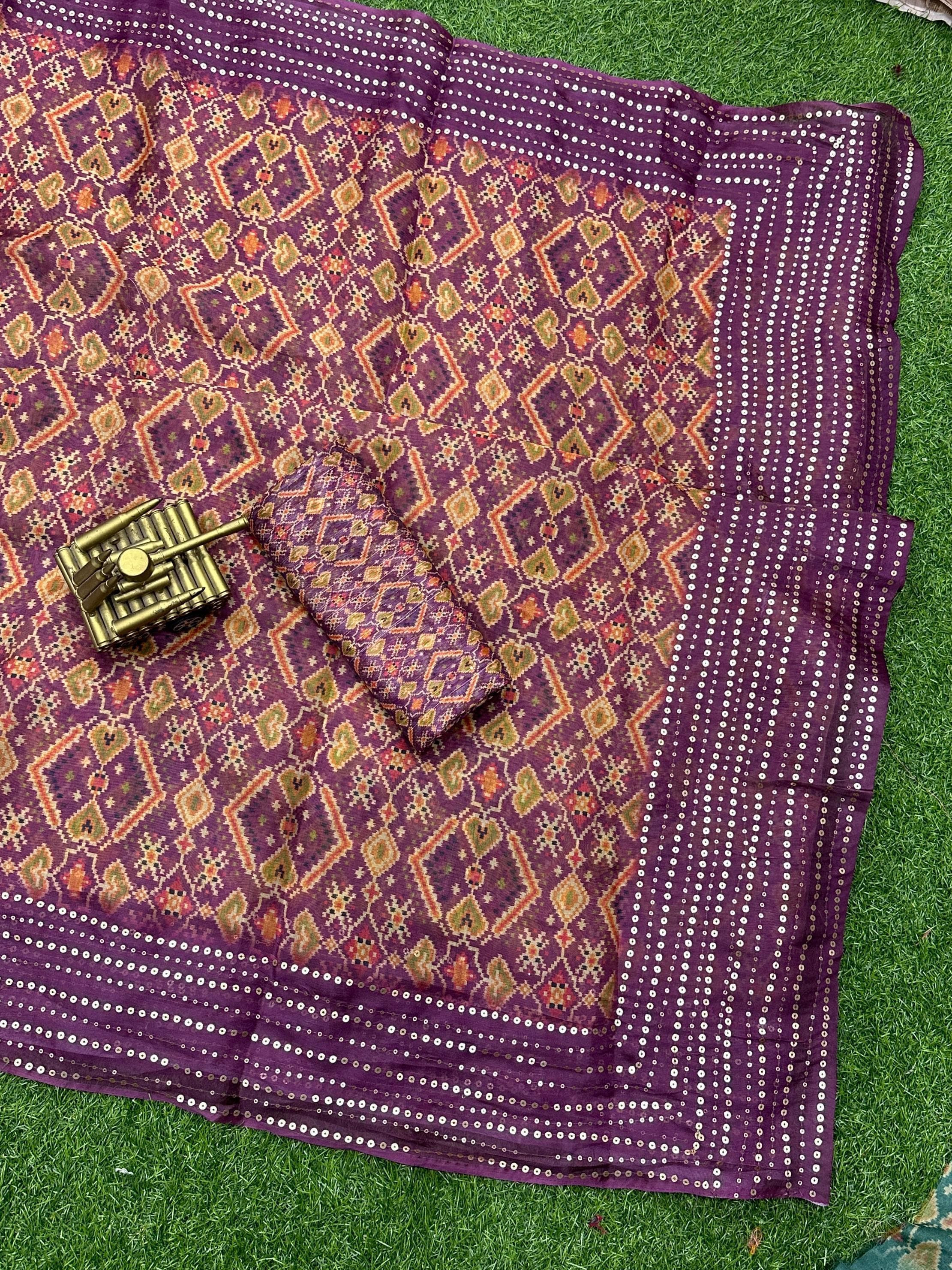 Beautiful Designer Pure Soft Organza Saree