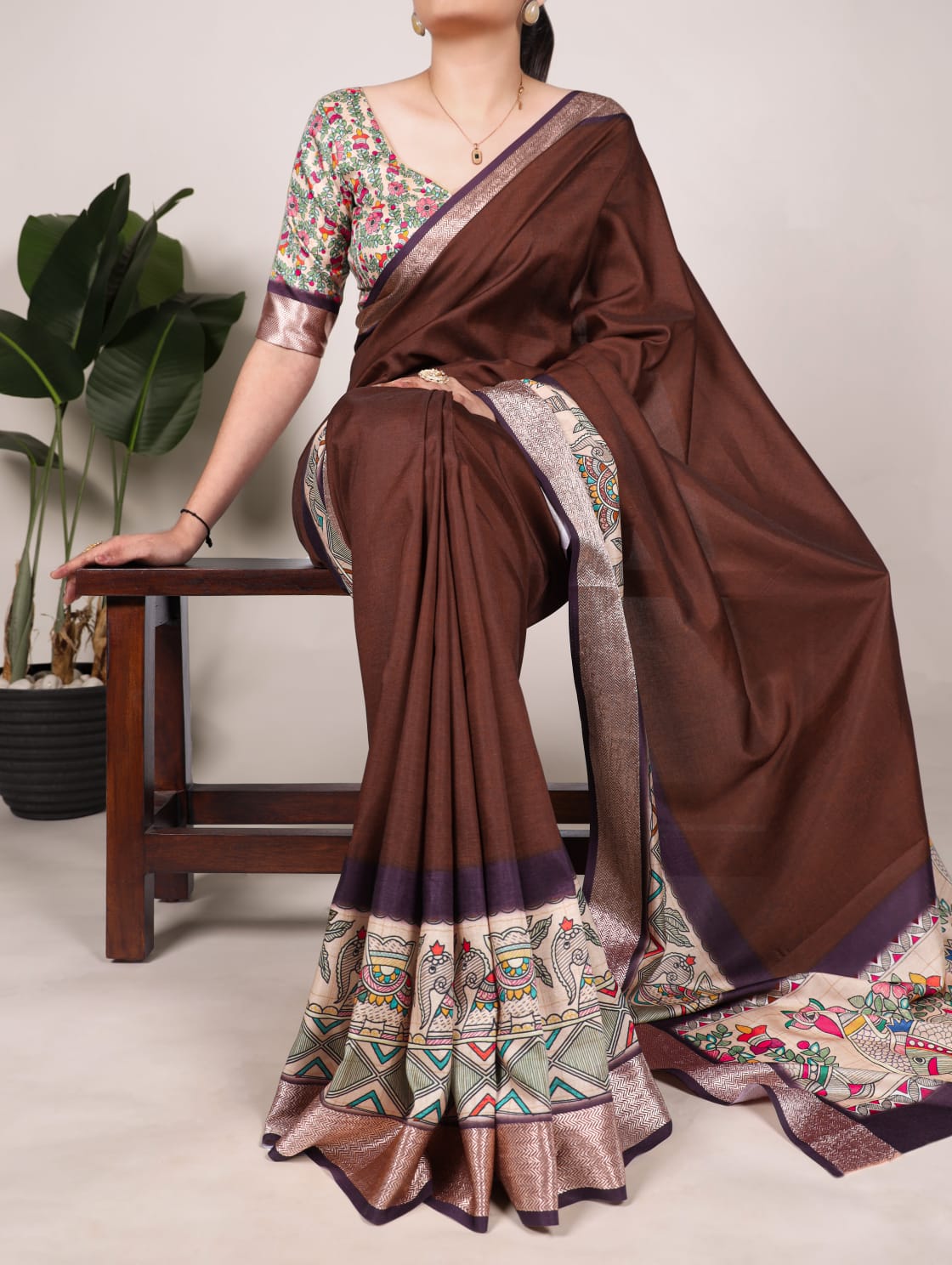 Tussar Saree