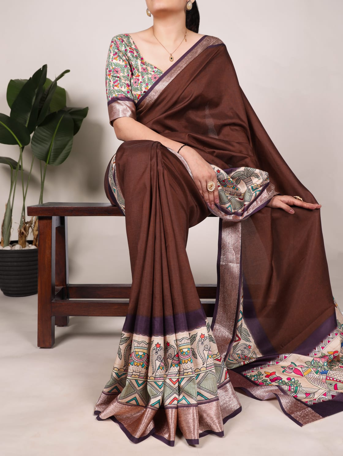 Tussar Saree
