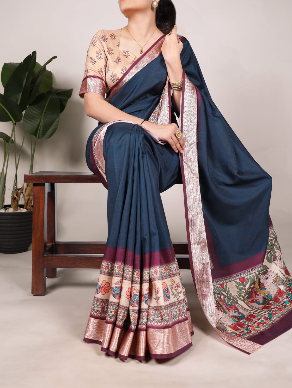 Tussar Saree