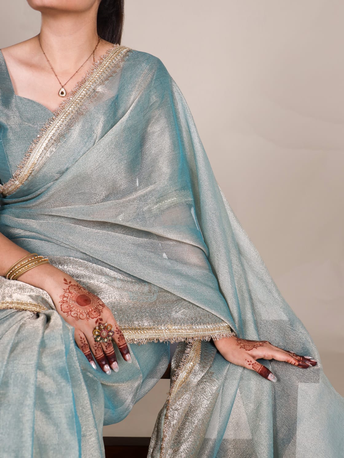 Tissue Saree