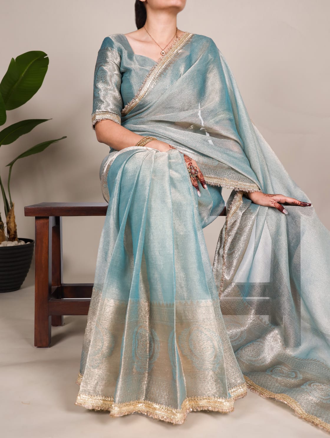Tissue Saree